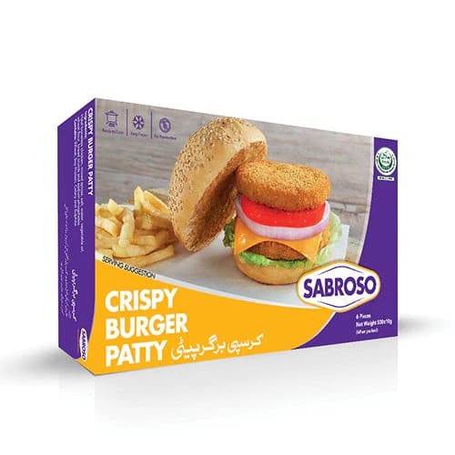 SABROSO CRISPY BURGER PATTY 500GM